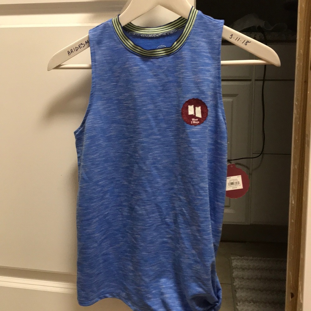 Blue tank